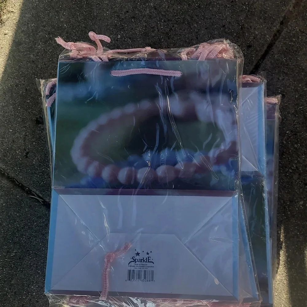 Baby shower bridal gift bags 7w x 8.5 h 6 per bundle 5 bundles party supplies